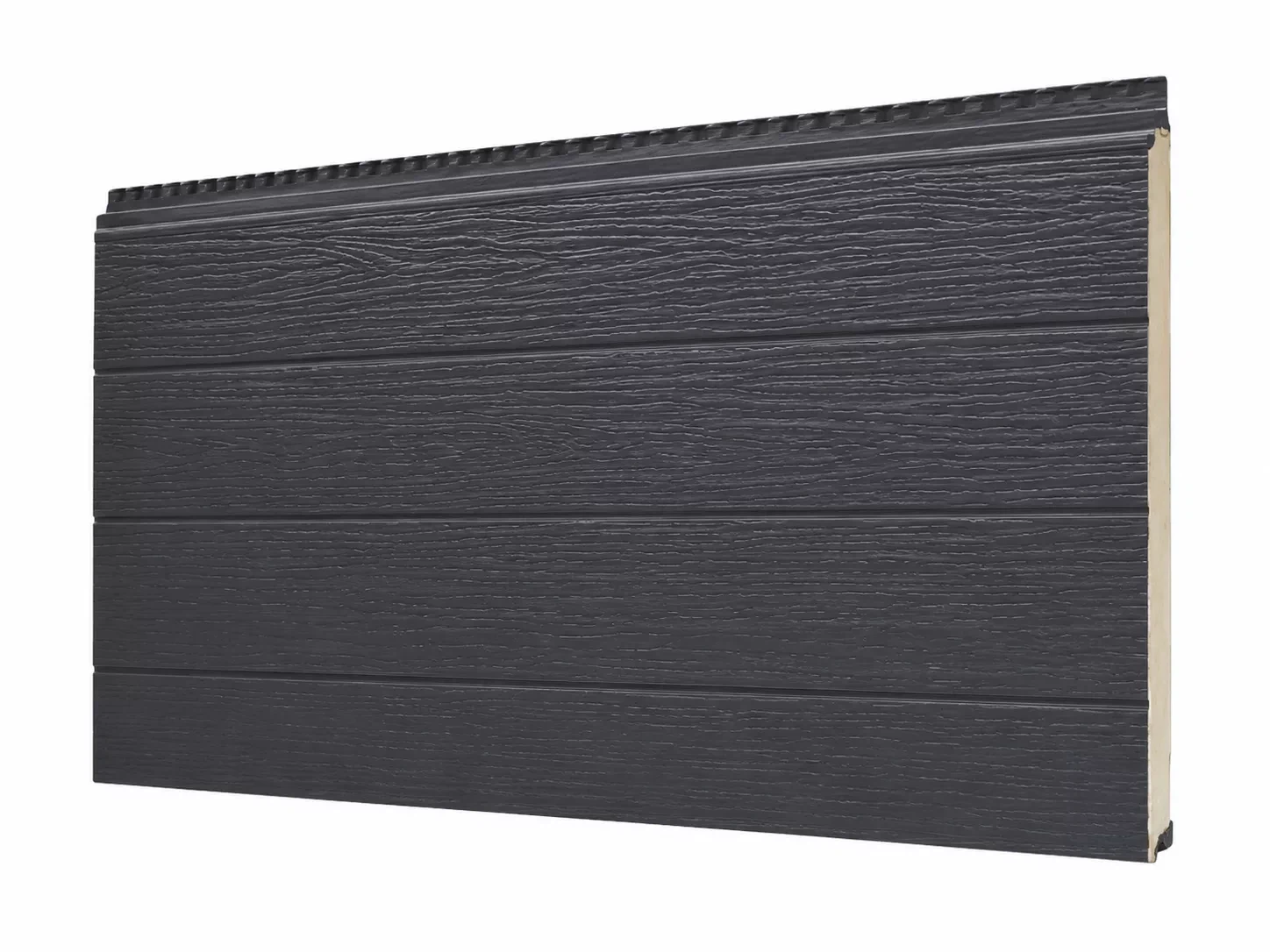 Pannello di rivestimento in metallo con struttura in rovere